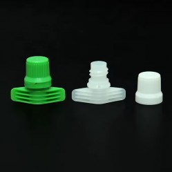 10mm plastic fitment cap for pouch